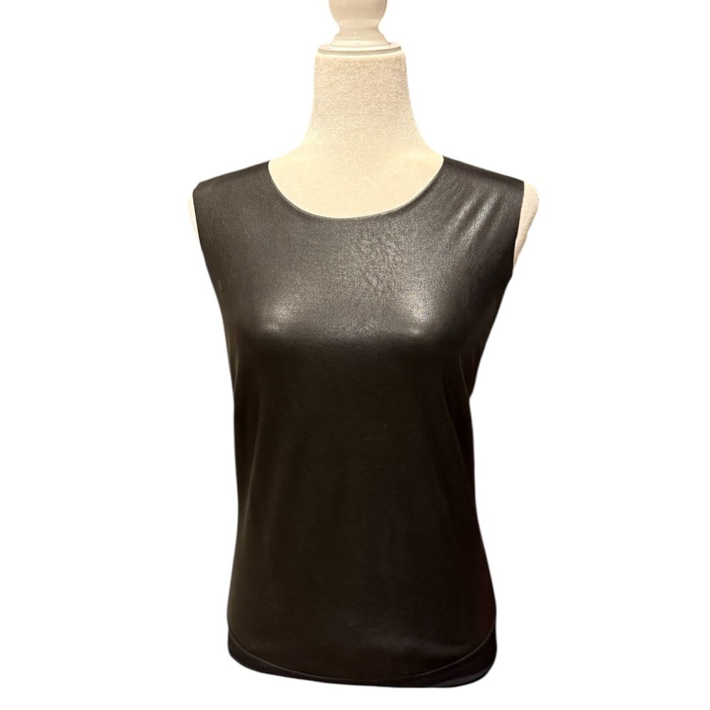 Faux Leather Bodysuit